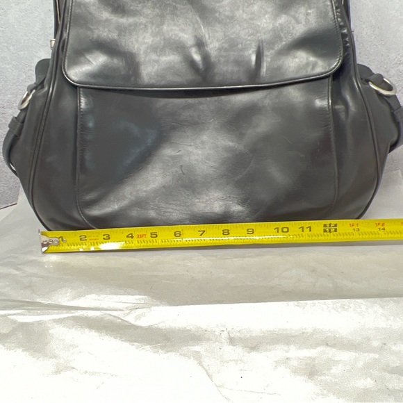 Yves St Laurent Vintage Heavy Calf Leather Top Handle Bag. - Picture 11 of 14